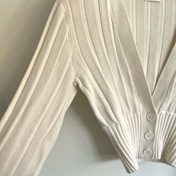 Aritzia Wilfred Plunge Front Cardigan - Picture 8 of 9